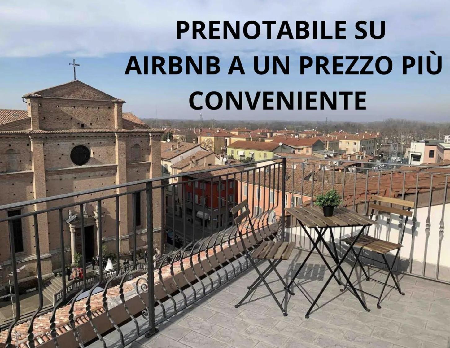Mansarda Con Vista In Centro A Piacenza Apartamento Exterior foto
